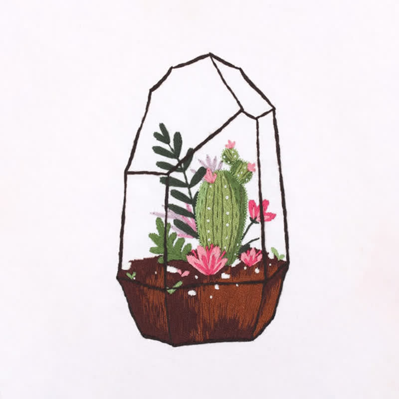 Rubbyoo Embroidery Kit - Succulent Plants - image 9