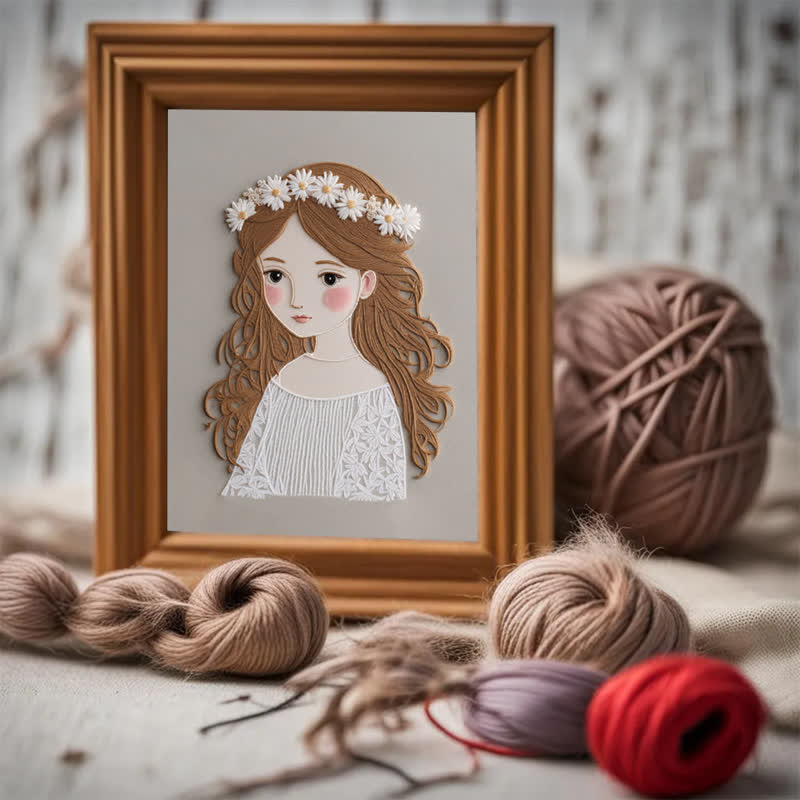 Rubbyoo Embroidery Kit - Cute Girl  - image 5