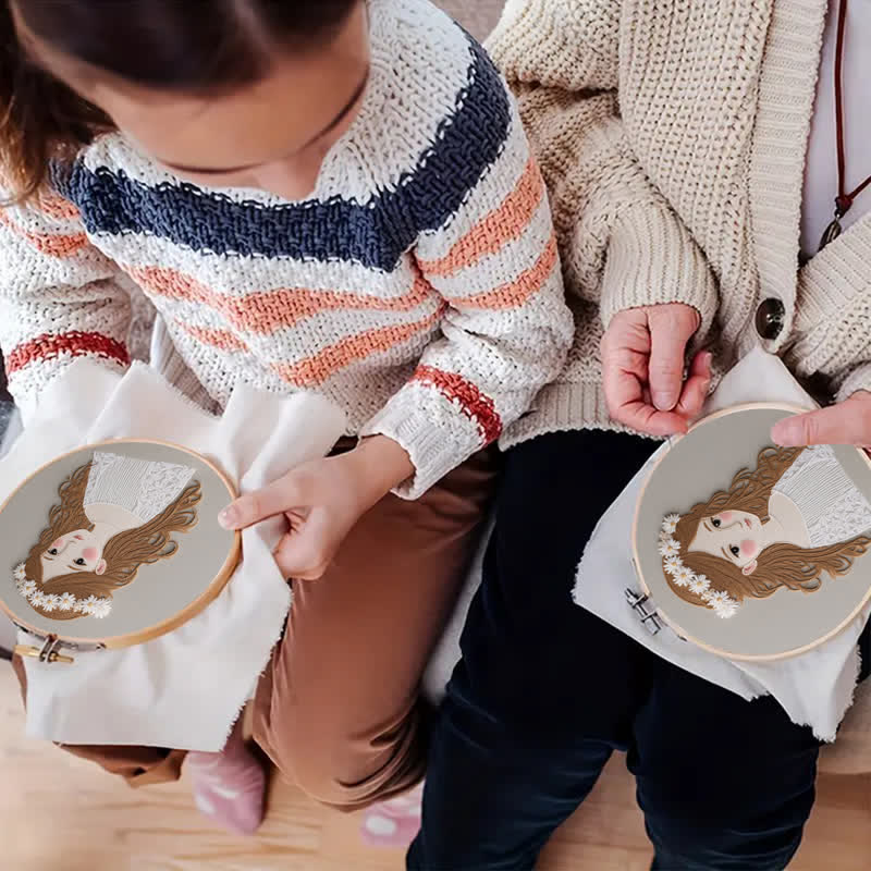 Rubbyoo Embroidery Kit - Cute Girl  - image 7