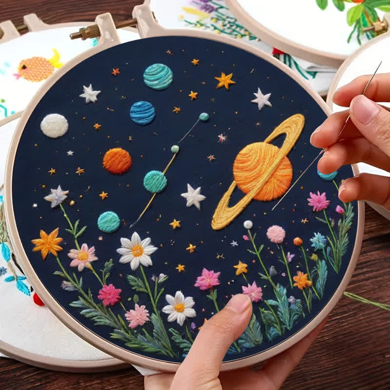 Rubbyoo Embroidery Kit - Planets and Stars - image 4