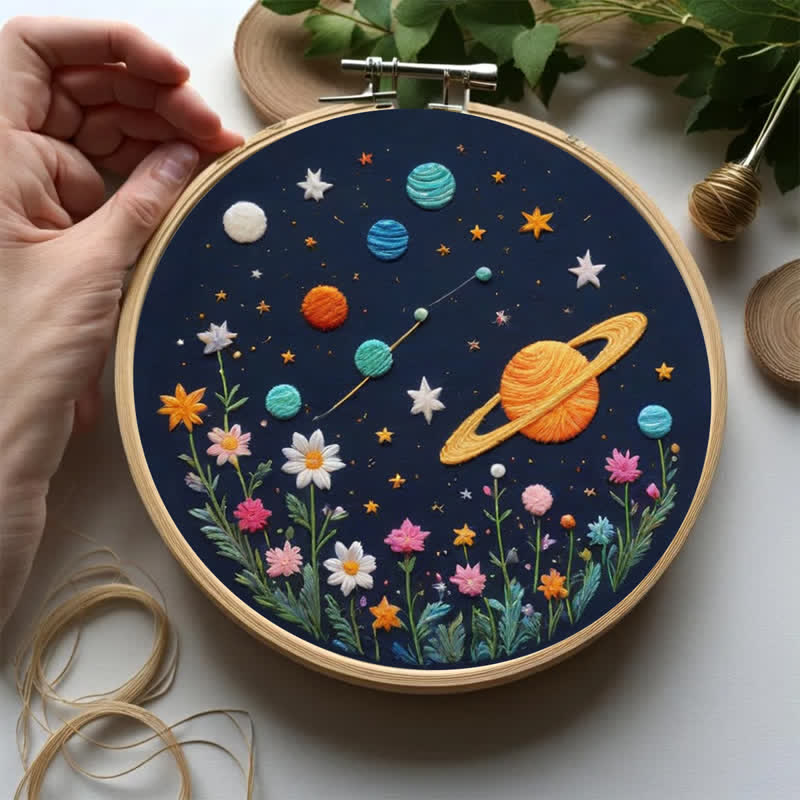 Rubbyoo Embroidery Kit - Planets and Stars - image 5