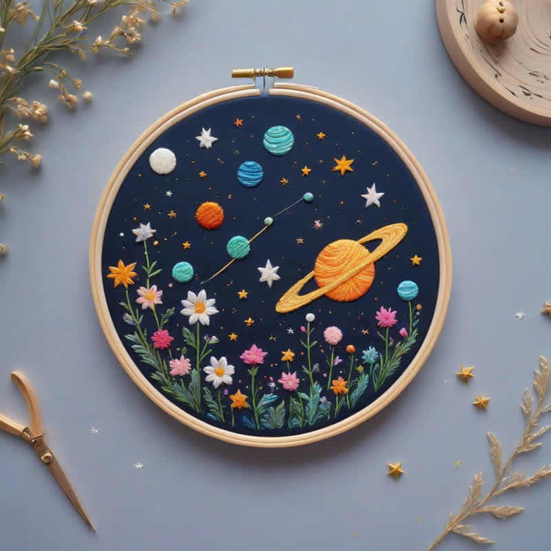 Rubbyoo Embroidery Kit - Planets and Stars - image 9