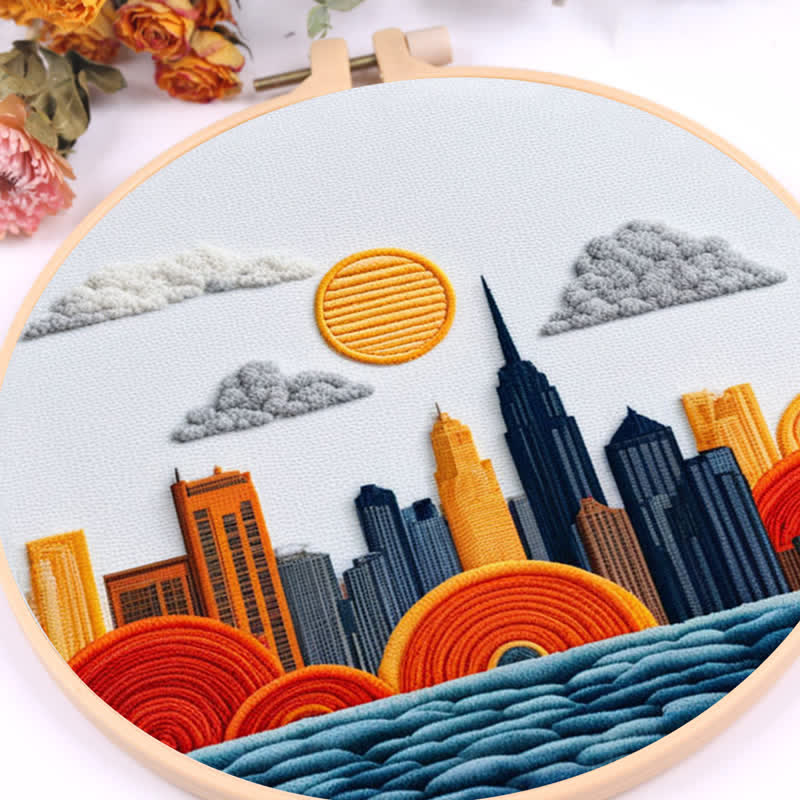 Rubbyoo Embroidery Kit - Urban - image 1