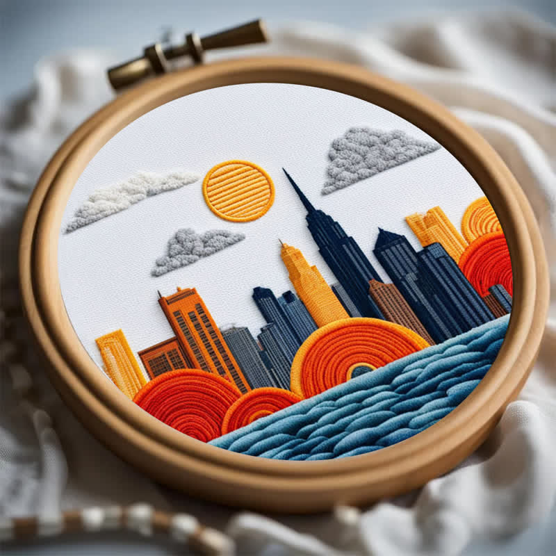 Rubbyoo Embroidery Kit - Urban - image 7