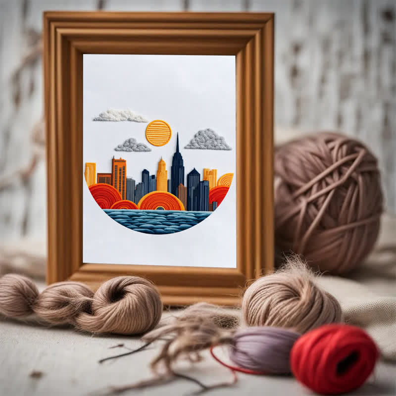 Rubbyoo Embroidery Kit - Urban - image 4