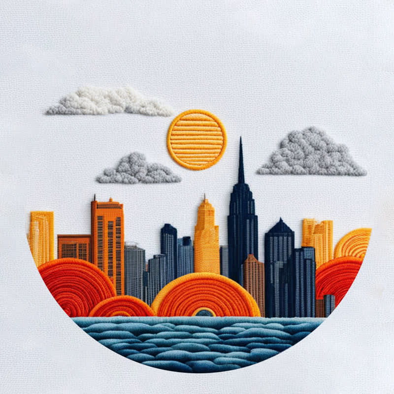 Rubbyoo Embroidery Kit - Urban - image 6