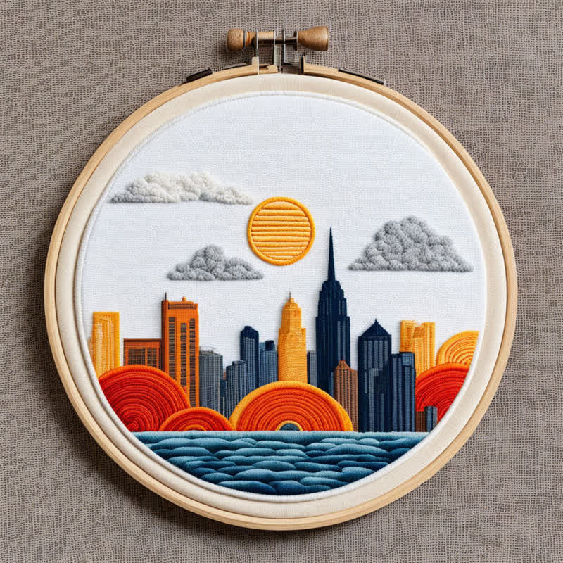 Rubbyoo Embroidery Kit - Urban - image 10