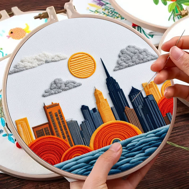 Rubbyoo Embroidery Kit - Urban - image 9
