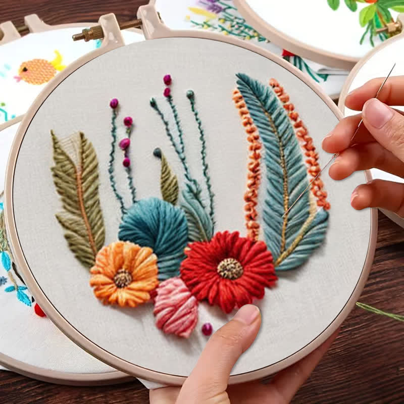 Rubbyoo Embroidery Kit - Wildflower - image 1