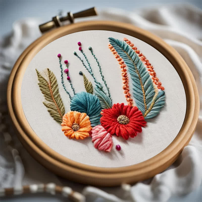 Rubbyoo Embroidery Kit - Wildflower - image 7