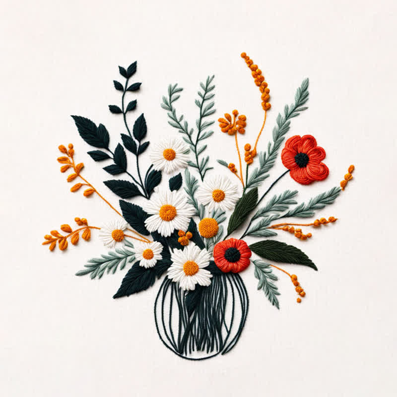 Rubbyoo Embroidery Kit - Plants - image 10