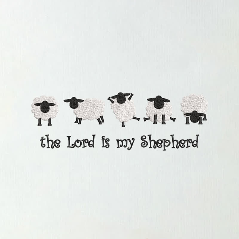 Rubbyoo Embroidery Kit - The Lord is My Shepherd - image 9