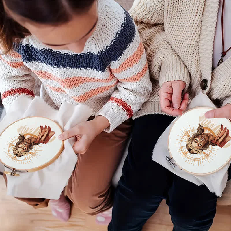 Rubbyoo Embroidery Kit - Jesus Is King - image 8