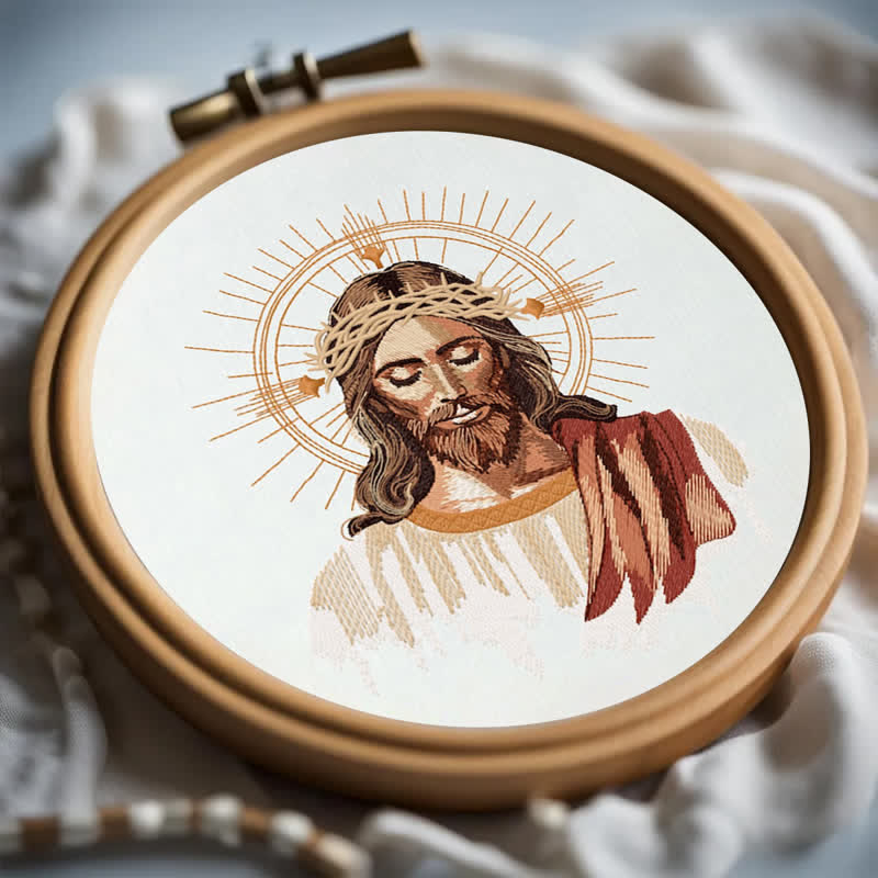 Rubbyoo Embroidery Kit - Jesus Is King - image 7