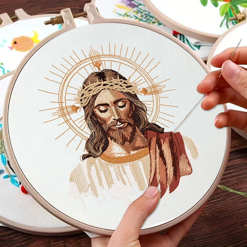 Rubbyoo Embroidery Kit - Jesus Is King - image 6