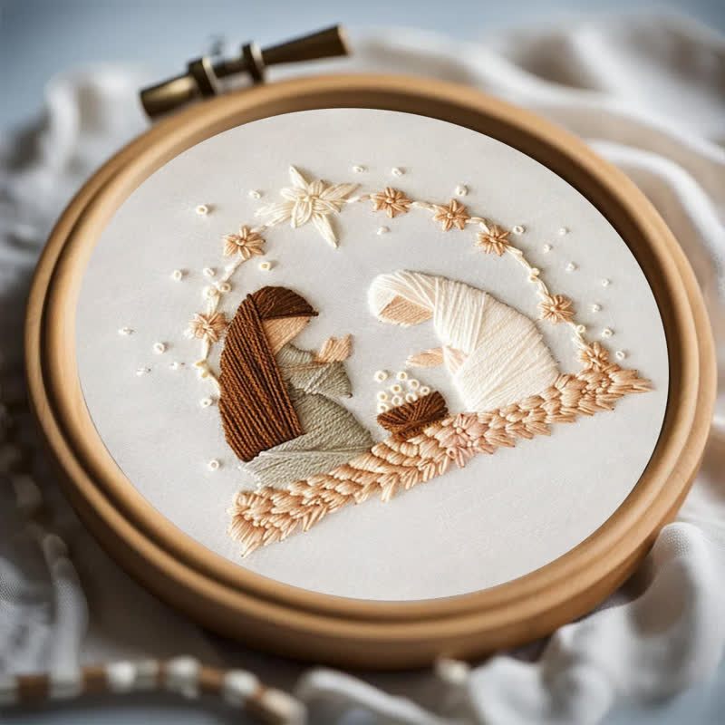 Rubbyoo Embroidery Kit - Nativity Scene - image 1