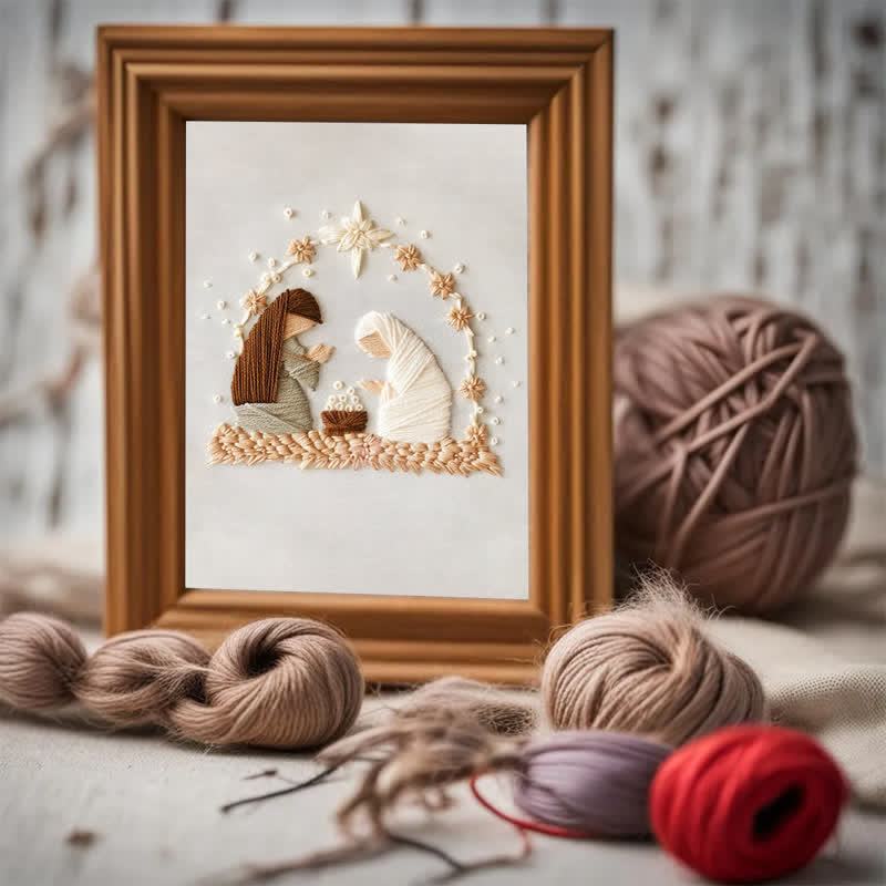 Rubbyoo Embroidery Kit - Nativity Scene - image 7