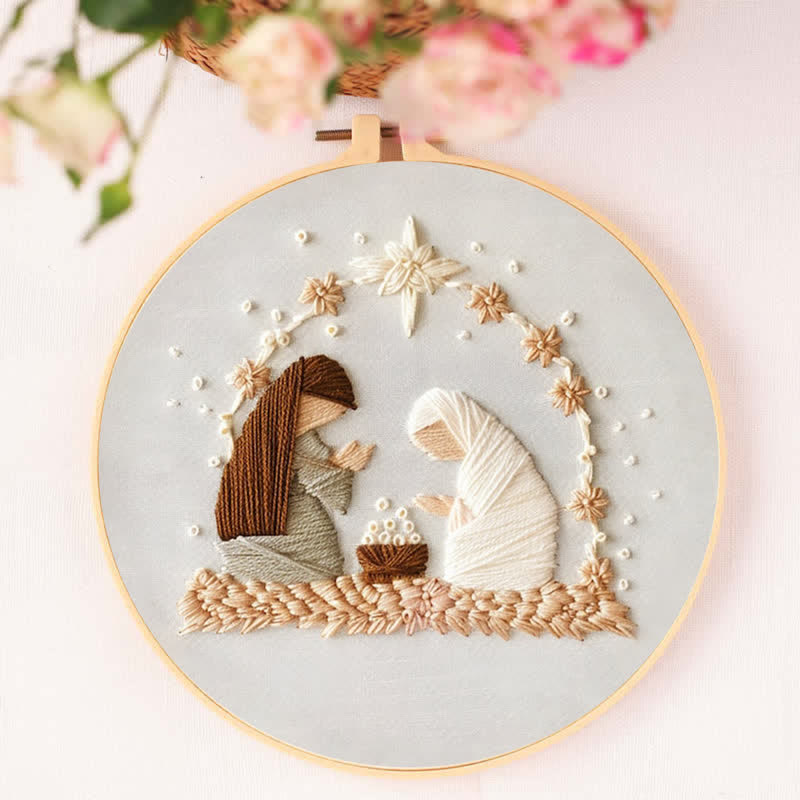 Rubbyoo Embroidery Kit - Nativity Scene - image 6