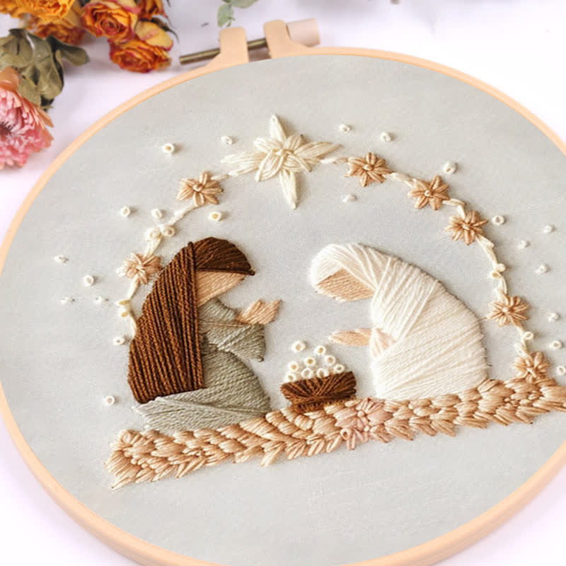 Rubbyoo Embroidery Kit - Nativity Scene - image 9
