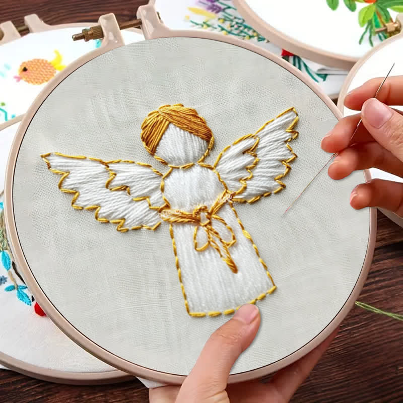 Rubbyoo Embroidery Kit - lilipopo angel2 - image 3