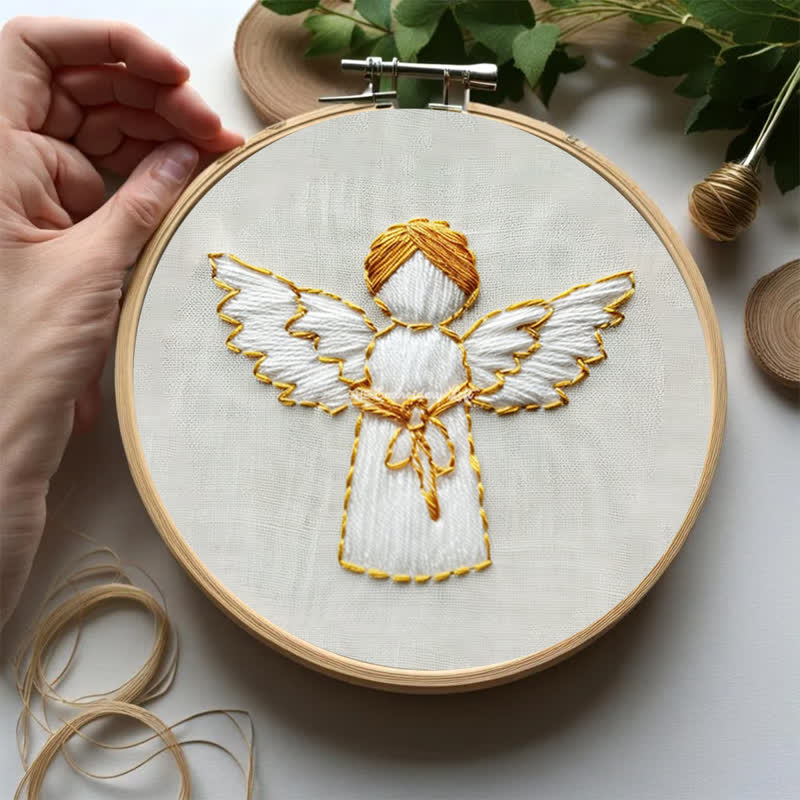Rubbyoo Embroidery Kit - lilipopo angel2 - image 1