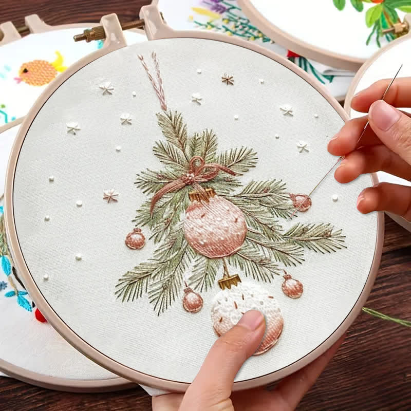 Rubbyoo Embroidery Kit - Christmas DIY Craft Kits Wall Decor - image 4