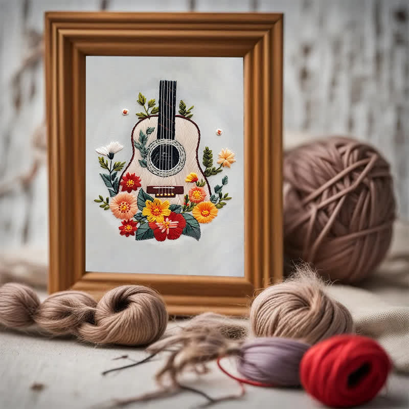 Rubbyoo Embroidery Kit - Guitar - image 5