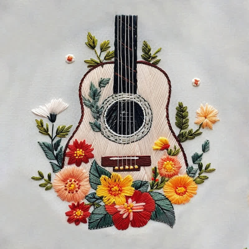 Rubbyoo Embroidery Kit - Guitar - image 7