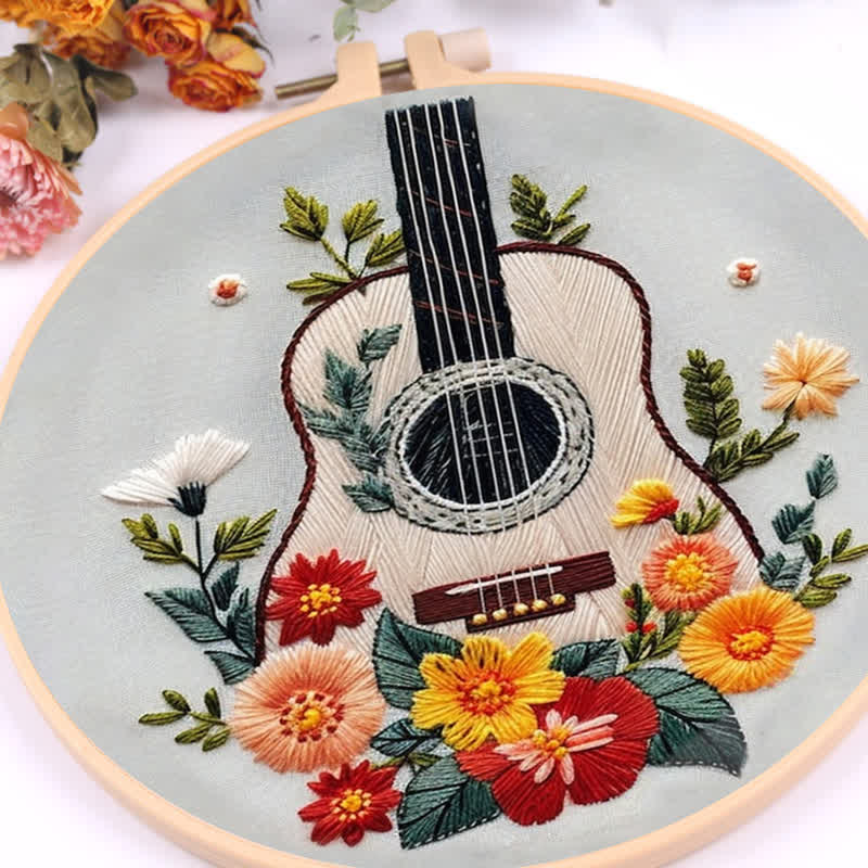 Rubbyoo Embroidery Kit - Guitar - image 8
