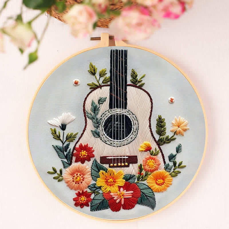 Rubbyoo Embroidery Kit - Guitar - image 6