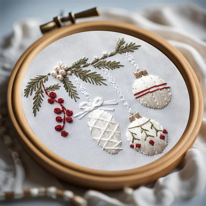 Rubbyoo Embroidery Kit - Merry Christmas Handmade DIY Kits - image 1