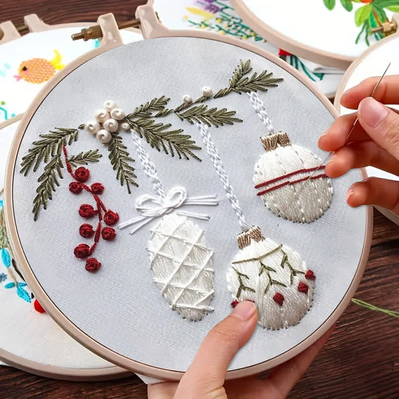 Rubbyoo Embroidery Kit - Merry Christmas Handmade DIY Kits - image 3
