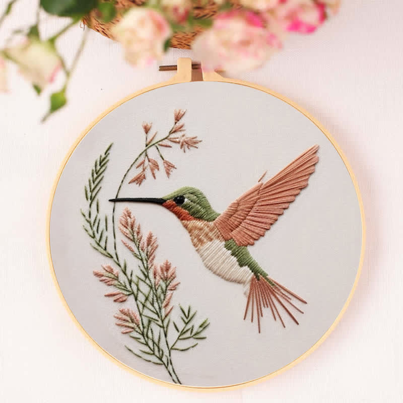 Rubbyoo Embroidery Kit - Hummingbird DIY Kit for Women l Holiday Needlework Gift - image 7