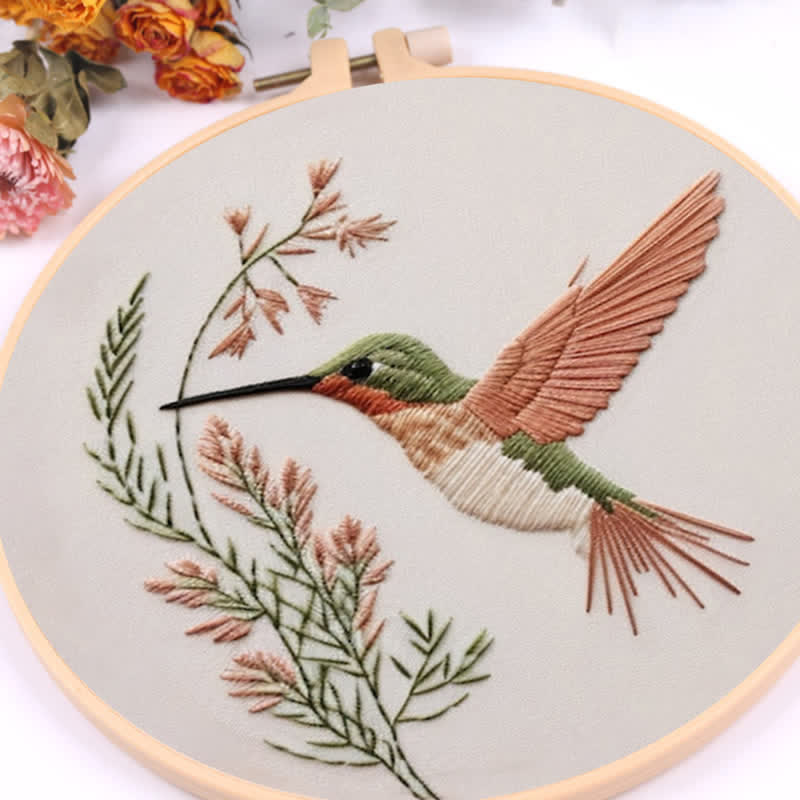Rubbyoo Embroidery Kit - Hummingbird DIY Kit for Women l Holiday Needlework Gift - image 9