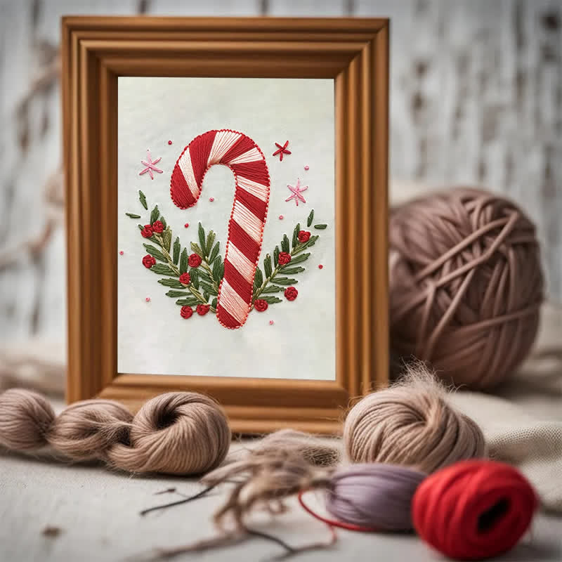 Rubbyoo Embroidery Kit - Candy Cane - image 5