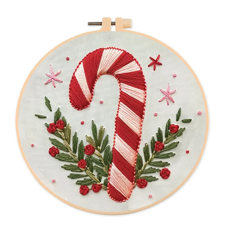 Rubbyoo Embroidery Kit - Candy Cane - 20*20cm - image 0