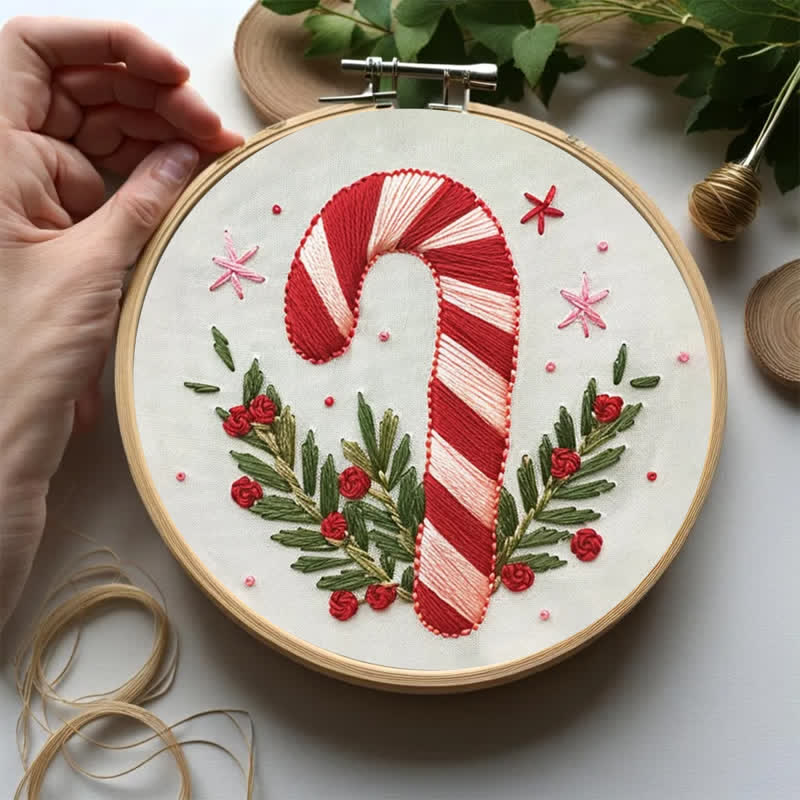 Rubbyoo Embroidery Kit - Candy Cane - image 2