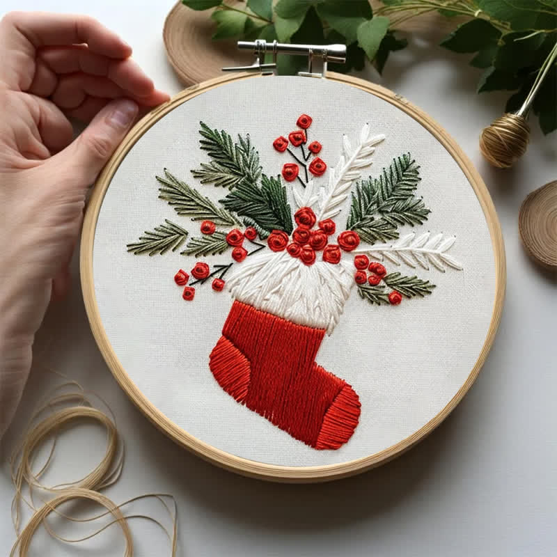 Rubbyoo Embroidery Kit - Christmas Socks - image 2