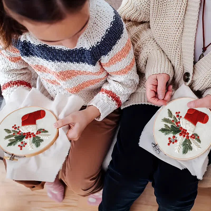 Rubbyoo Embroidery Kit - Christmas Socks - image 3