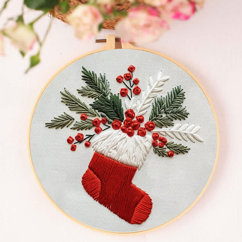 Rubbyoo Embroidery Kit - Christmas Socks - image 5