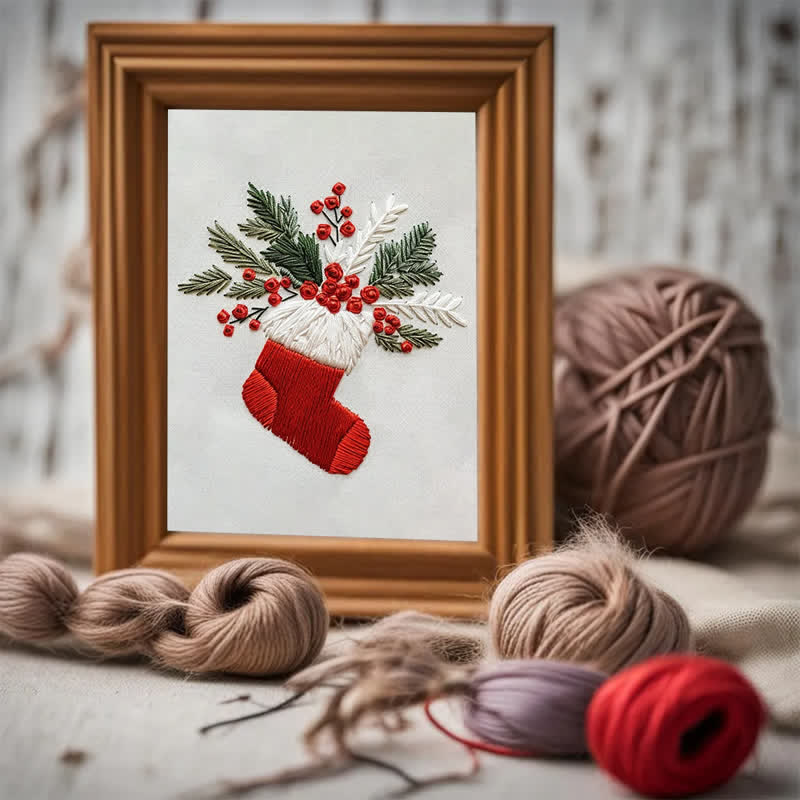 Rubbyoo Embroidery Kit - Christmas Socks - image 6