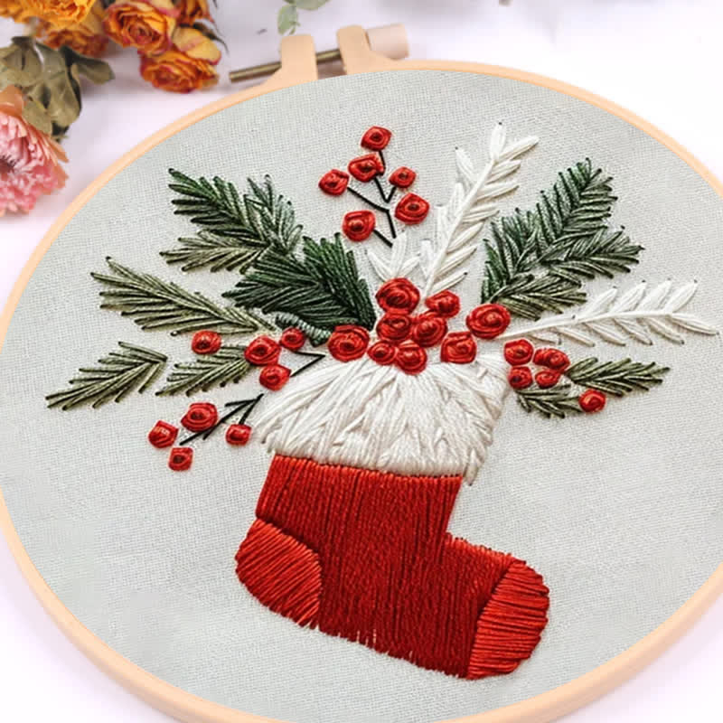 Rubbyoo Embroidery Kit - Christmas Socks - image 7
