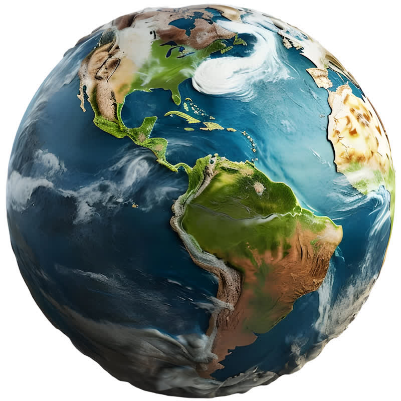 Rubbyoo World Globe - Wooden Jigsaw Puzzle - A3 - Wooden Gift Packaging - image 0