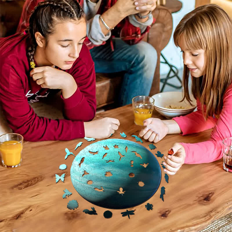 Rubbyoo Planet Uranus - Wooden Jigsaw Puzzle - image 8