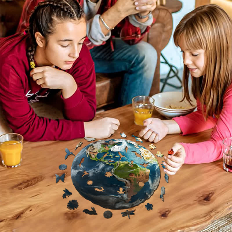 Rubbyoo World Globe - Wooden Jigsaw Puzzle - image 8