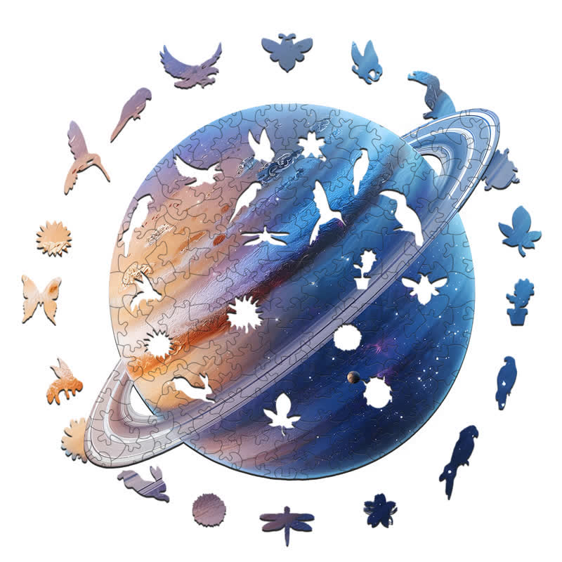 Rubbyoo Astronomy Planet - Wooden Jigsaw Puzzle - image 1