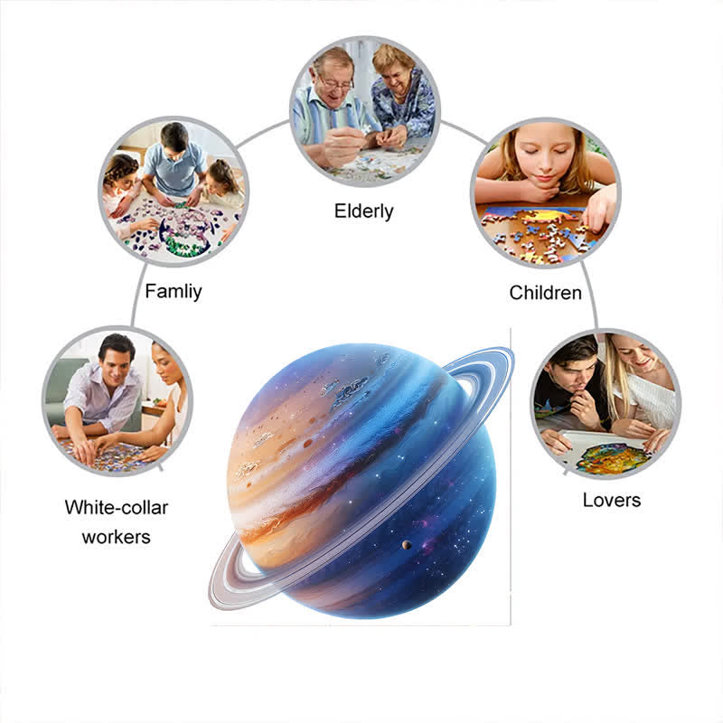 Rubbyoo Astronomy Planet - Wooden Jigsaw Puzzle - image 3