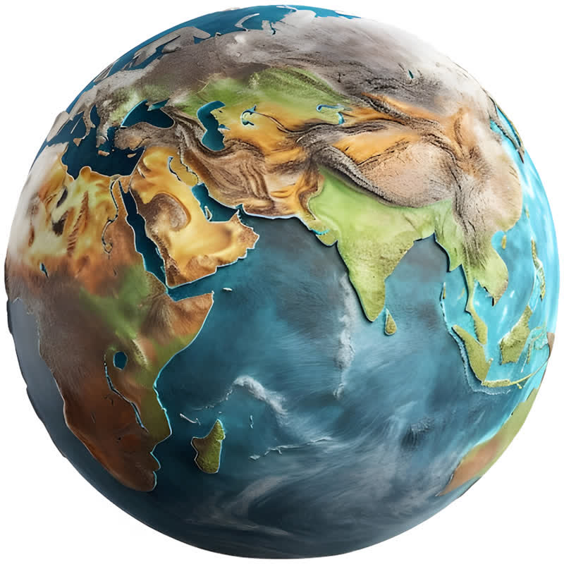 Rubbyoo Planet Earth - Wooden Jigsaw Puzzle - A3 - Wooden Gift Packaging - image 0