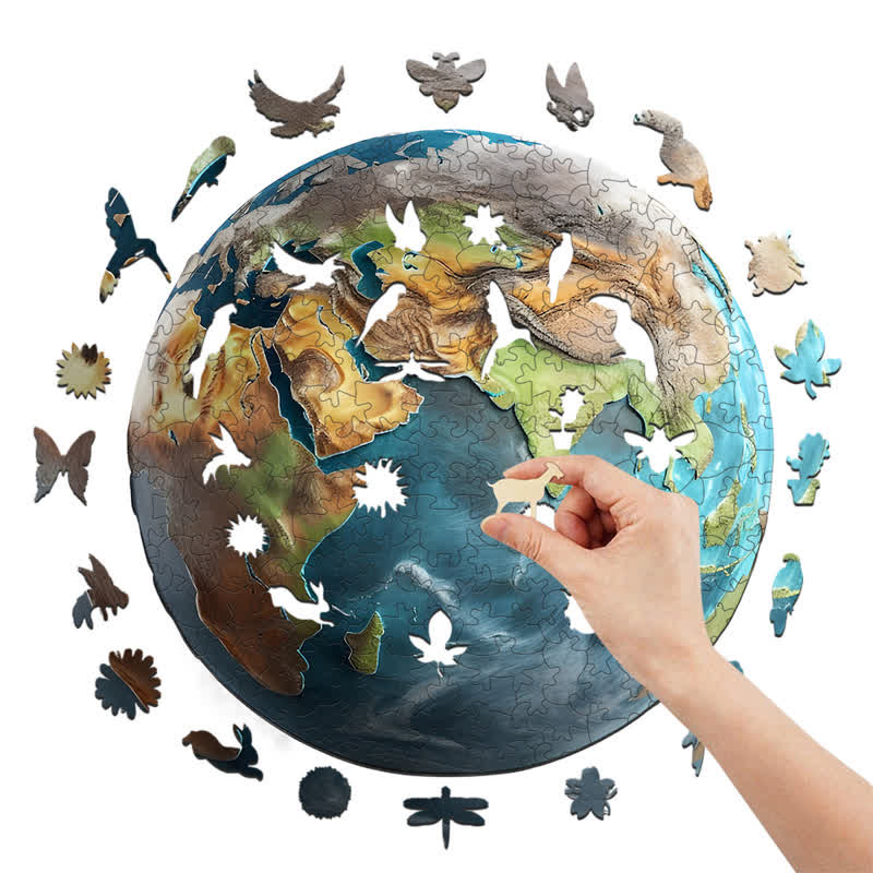 Rubbyoo Planet Earth - Wooden Jigsaw Puzzle - image 6