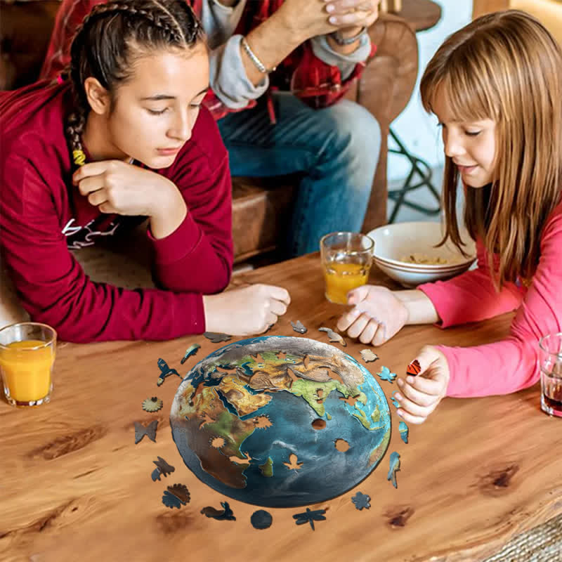 Rubbyoo Planet Earth - Wooden Jigsaw Puzzle - image 8